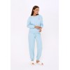 Комплект жен. (джемпер и брюки) Sonda голубой Pajamas