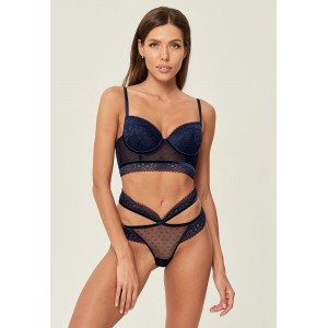Бюстгальтер жен. Saravena темно-синий Balconette bra