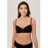 Бюстгальтер жен. Kinta черный Balconette bra