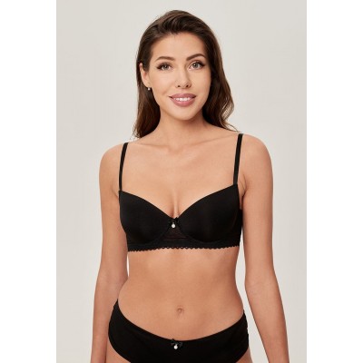 Бюстгальтер жен. Kinta черный Balconette bra
