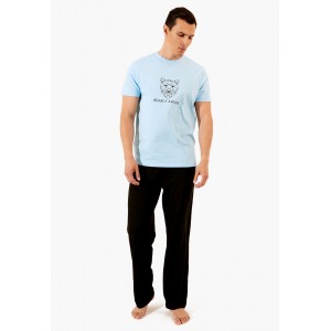 Купить Комплект муж (брюки + футболка (фуфайка) Koddy_8 синий Pajamas