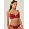 Бюстгальтер жен. Tebaida бордовый Balconette bra