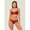 Бюстгальтер жен. Tebaida бордовый Balconette bra