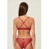 Бюстгальтер жен. Tebaida бордовый Balconette bra
